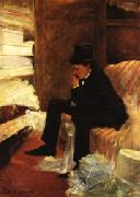 Jean-Louis Forain The Widower painting